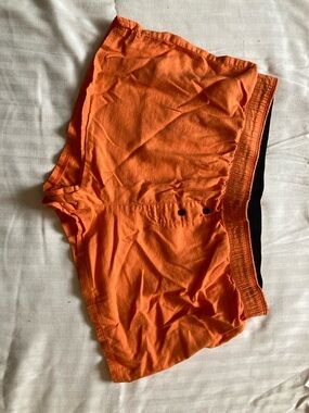 PINK Victoria's Secret Orange Sleepwear Shorts